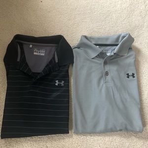 Under Armour Golf Shirts Med Loose Fit